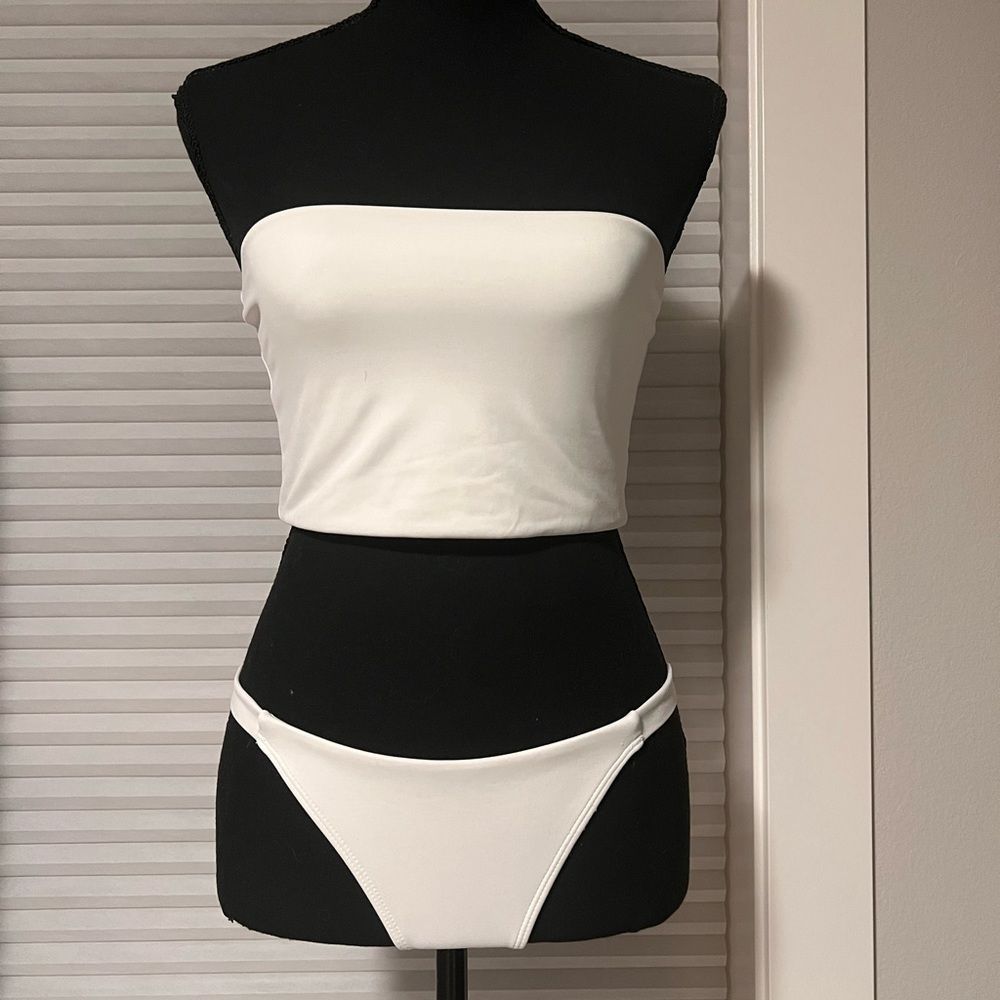 LA Hearts white bikini